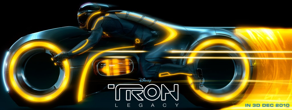 Tron Yellow Billboard Movie Poster